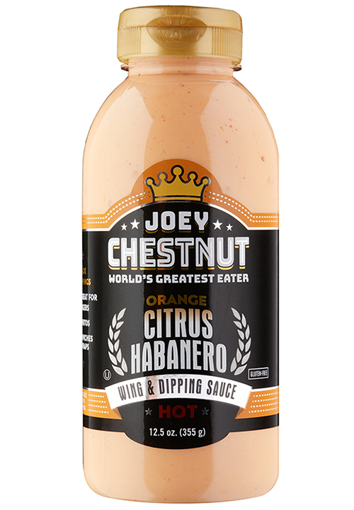 Joey Chestnut Orange Citrus Habanero Wing & Dipping Sauce