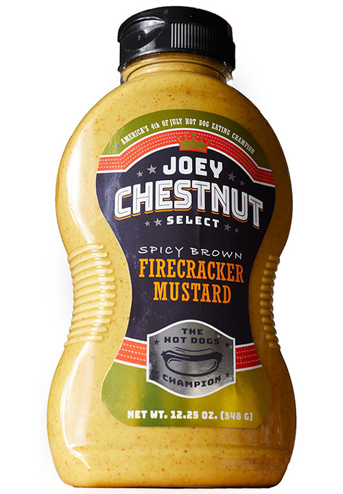 Joey Chestnut Spicy Brown Firecracker Mustard